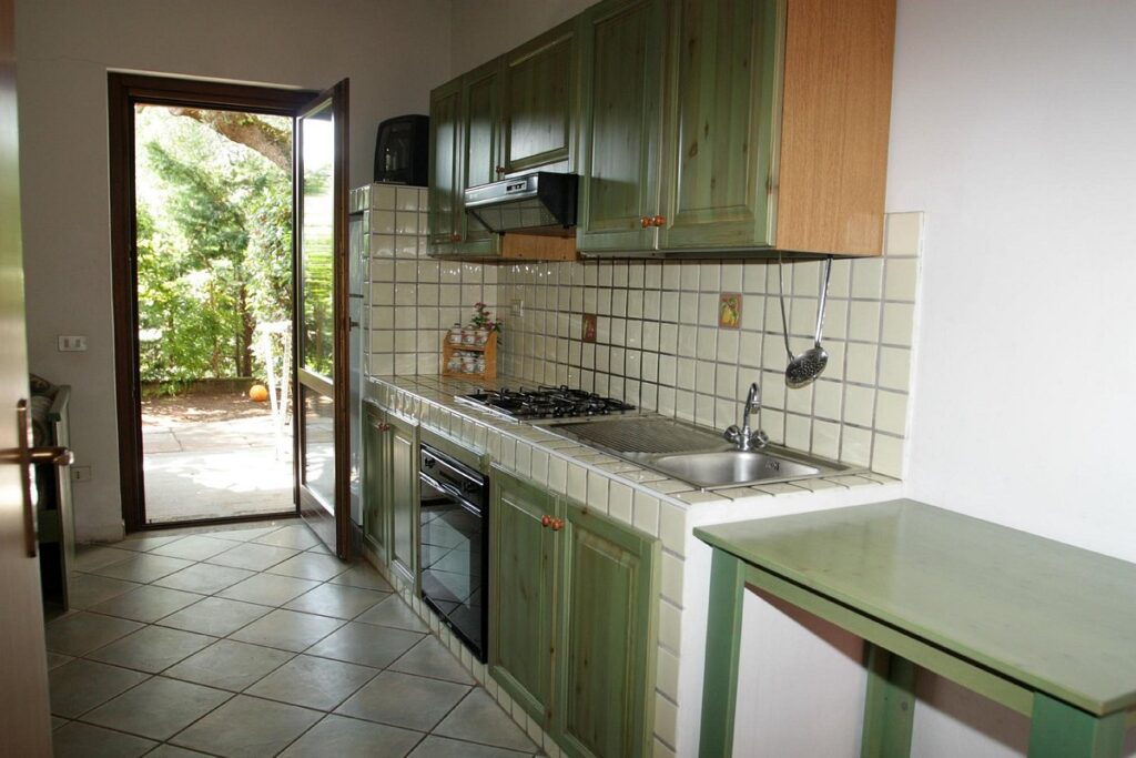 villetta vacanze con cucina in muratura a Marina di Camerota
